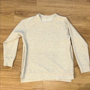 Cream Long Sleeve Sweatshirt
